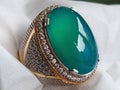 Bacan - Green Stone From Indonesia Royalty Free Stock Photo