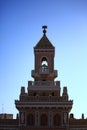 Tower of Bacardi Building against the sky. Havana, Cuba Royalty Free Stock Photo