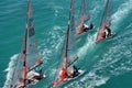 Bacardi Invitational Winter Series Small Sail Boats Royalty Free Stock Photo