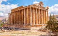 Bacchus temple in Baalbek, Lebanon