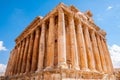 Bacchus temple in Baalbek, Lebanon Royalty Free Stock Photo