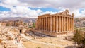 Bacchus temple in Baalbek, Lebanon Royalty Free Stock Photo