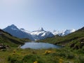 Bachalpsee Switzerland Royalty Free Stock Photo