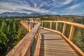 Bachledova valley treetop walk with Belianske Tatry mountains