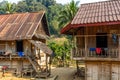 Wooden bamboo houses Bachong Nay