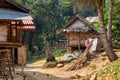 Wooden bamboo houses Bachong Nay