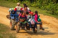 Public transportation rural Laos