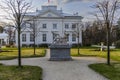 Bakch sculpture in the park of UÃÂ¾utrakis manor Royalty Free Stock Photo