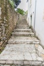 Back alley steps in Fiskardo Kefalonia.