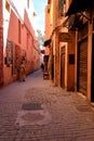 Back alleys in Marrakech medina