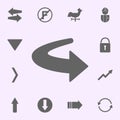 back arrow icon. web icons universal set for web and mobile Royalty Free Stock Photo