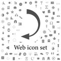 back arrow icon. web icons universal set for web and mobile Royalty Free Stock Photo