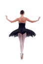 Back of a ballerina Royalty Free Stock Photo