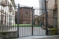 The back of the basilica of saint lorenzo to Milan Royalty Free Stock Photo