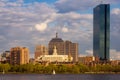 Back Bay Boston with Boats Royalty Free Stock Photo