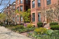 Back Bay Brownstones Royalty Free Stock Photo