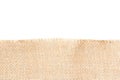 Back brown Fabric canvas texture background with blank space for text design. Clean yellow beige Hessian sackcloth wool pleat Royalty Free Stock Photo