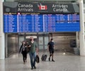 Back in business . Passengers arriving at Pearson Airport Toronto August 2021