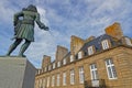 Back of Duguay-Trouin statue on the ramparts of Saint-Malo