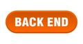 back end button Royalty Free Stock Photo