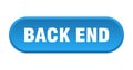 back end button Royalty Free Stock Photo