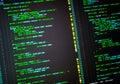 Back-end coding workflow of the web developing using php language Royalty Free Stock Photo
