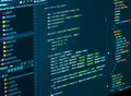 1. Back-end coding workflow of the web developing using php language. Programming concept Royalty Free Stock Photo