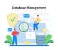 Back end development concept. Software development process Royalty Free Stock Photo