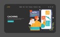 Back-end development web banner Royalty Free Stock Photo