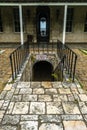 Back entrance of the Rose Hall Great House in Montego Bay Jamaica. Popular tourist attraction.