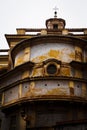 Back facade of the famous Pantheon in Rome