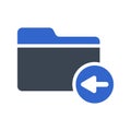 Back folder icon