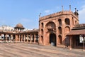 Back Gate of Moti Masjid, an Islamic architecture, Pearl Mosque built by using white marble and red stone, Built by Sikander Begum