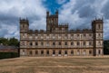 Back of Highclere Castle in Hampshire, England Royalty Free Stock Photo