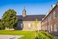 Back of the historic Moravian church in Christiansfeld Royalty Free Stock Photo