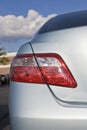 Back of Hybrid car Royalty Free Stock Photo