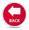 Back flat prime red round button Royalty Free Stock Photo