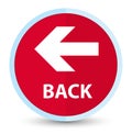 Back flat prime red round button Royalty Free Stock Photo