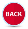 Back flat prime red round button Royalty Free Stock Photo