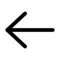 Back Line Style vector icon which can easily modify or edit Royalty Free Stock Photo