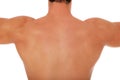 Back of a male person