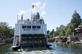 Back of Mark Twain Riverboat at Disneyland, California Royalty Free Stock Photo