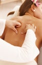 Back massage Royalty Free Stock Photo
