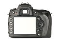 Back of a modern DSLR camera Royalty Free Stock Photo