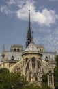 The back of Notre Dame Cathedral as it used to be, Paris