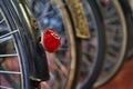 Back of old bicycle Royalty Free Stock Photo