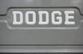The back of an old Dodge pickup truck Royalty Free Stock Photo
