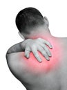 Back pain Royalty Free Stock Photo