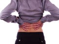 Back pain Royalty Free Stock Photo
