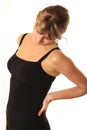 Back pain, backache Royalty Free Stock Photo